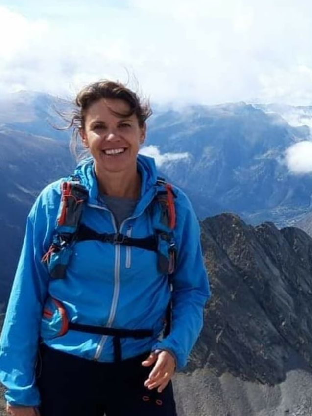 Laëtitia Caillet en montagne
